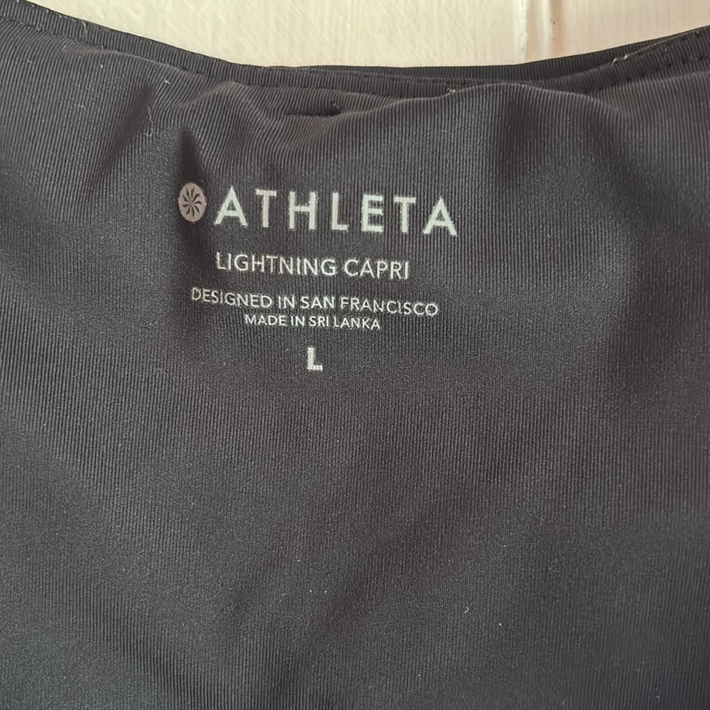 Athleta, black, capri Leggings